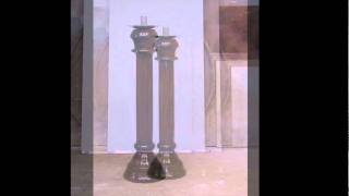 David Termini makes custom designed candle holders for church in Chevy Chase, MD David Termini makes custom designed candle holders for church in Chevy Chase,MD. His son Daniel Termini designed them to be