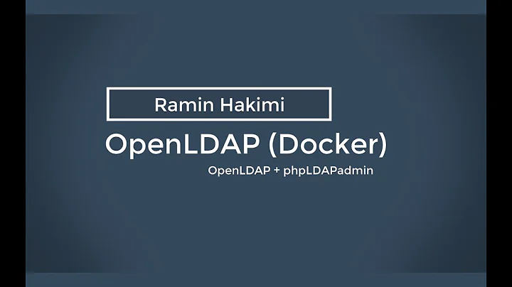 Setup and Configure OpenLDAP using Docker