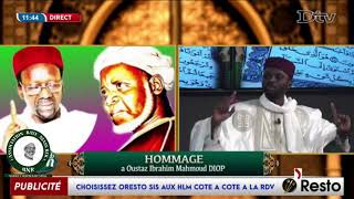 EUTOUB ISLAM: Plateau spécial anniversaire Oustaz Barham Diop sur la DTV