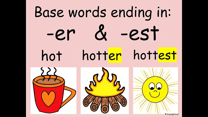Base Words Ending in ER & EST - Learn to Read with Me!