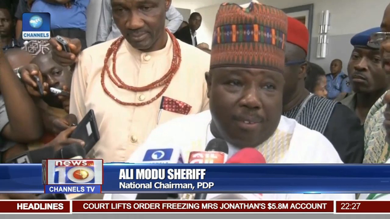 News@10: Fmr. President Jonathan Meets With Stakeholders Over PDP Leadership Crisis 06/04/17 Pt.2