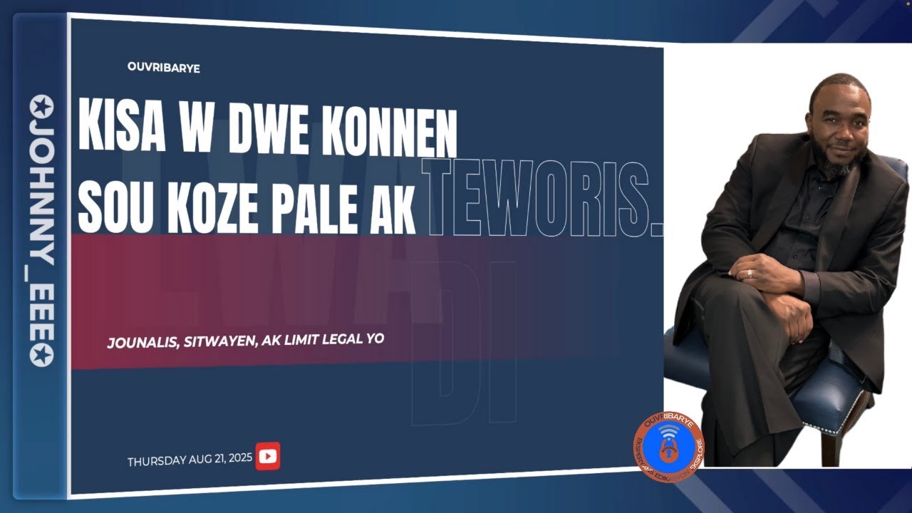 KISA W DWE KONNEN SOU KOZE PALE AK TEWORIS