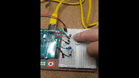2 push button, one LED, One resistor, One breadboard and an arduino for power