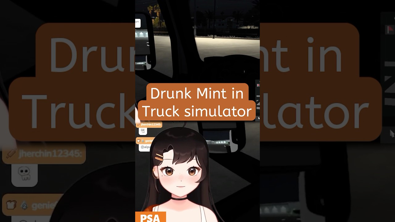 Don’t drive like this vtuber, please! ⚠️
