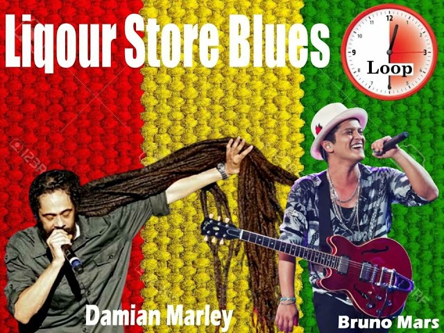 Bruno Mars  ft. Damian Marley - Liquor Store Blues Half hour loop class=