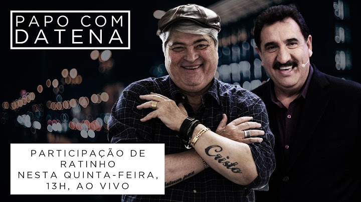 DATENA ENTREVISTA RATINHO AO VIVO | PAPO COM DATENA #5
