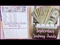 September 2019 Sinking Funds & Stuffing My Sinking Funds System - Budget with Me | Romina Vasquez