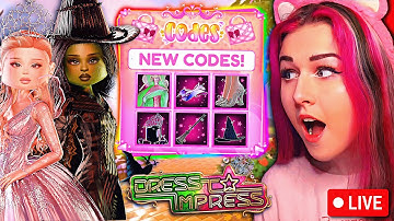 [WICKED UPDATE  🫧🧹]  Showing ALL Secrets, CODES & New GAME MODES! | ROBLOX Dress To Impress