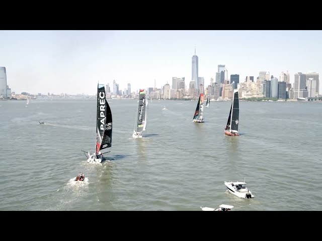 Transat New York Vendee May 28 Report #1 New York IMOCA Speed Trials. Ready For Start May 29.24 class=