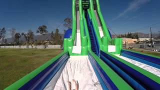 51' Sky Slide  Soar to New Heights with the Ultimate Inflatable BlowUp Water Slide Adventure!
