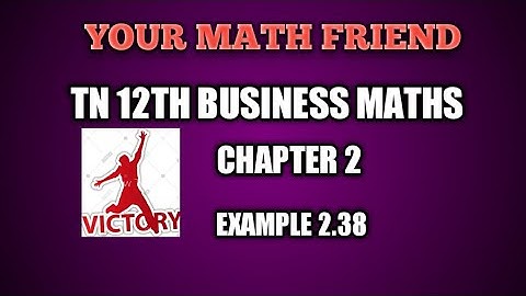Example 2.38 TN 12th business maths chapter  2  integral  calculus l