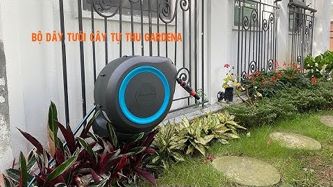 BỘ VÒI TƯỚI CÂY DÂY RÚT TỰ ĐÔNG 15 MÉT GARDENA 18600-20