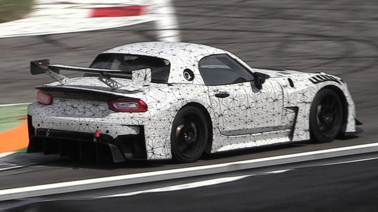 Hardcore Fiat Abarth 124 GT Race Car caught testing: GT4, One-Make Racing or else?