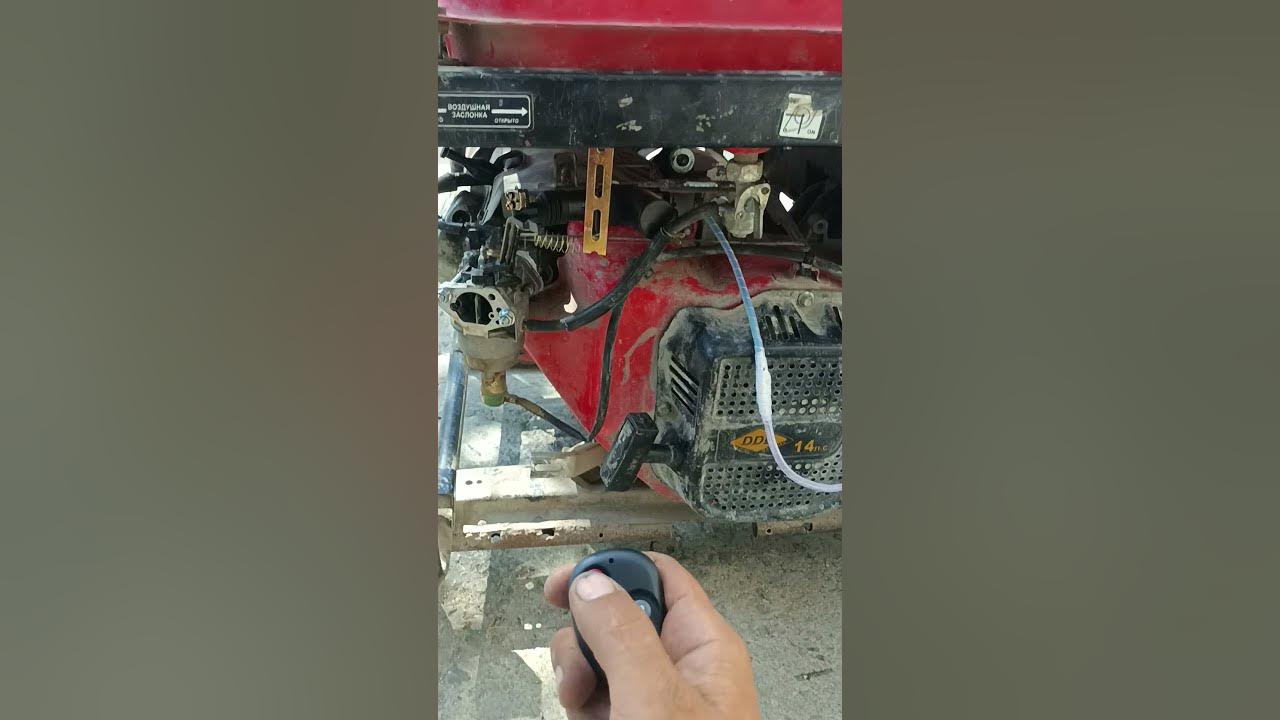 Дистанционный запуск генератора за 1000 рублей - YouTube