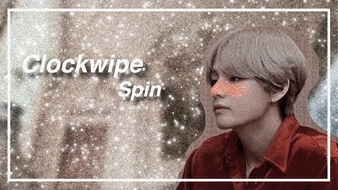 Clockwipe spin tutorial || ccp tutorial