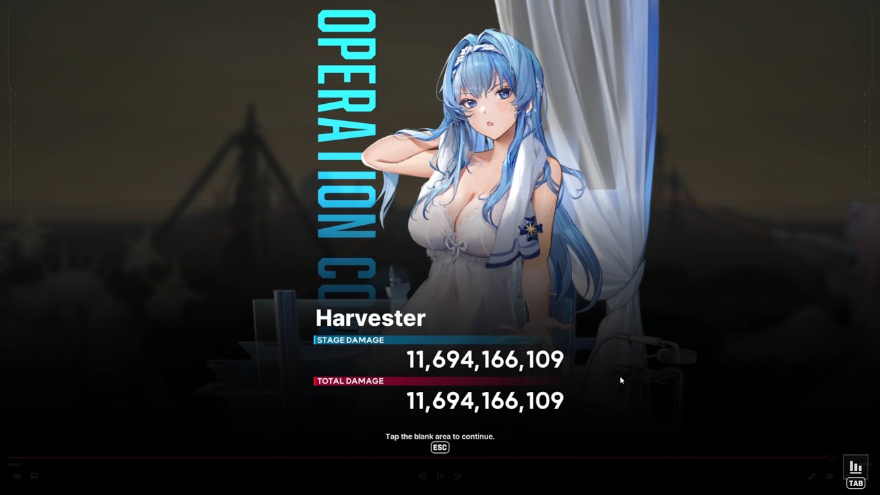 [NIKKE] Union Raid Hard ; Harvester ; 11b694 DMG ; Helm Phase 3