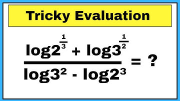 Tricky Logarithm Step-by-Step Solution || can You salve thisLogarithm Problem|| Olympiad Maths|