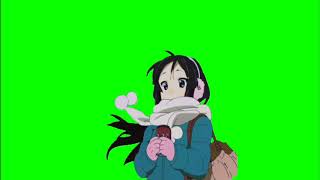 ✔️GREEN SCREEN EFFECTS: anime girl