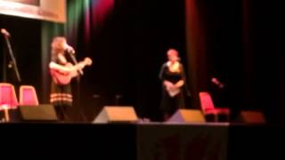 Gwyneth Glyn and Georgia Owen sing 'Adra' at Cwlwm Celtaidd