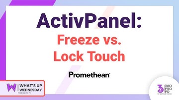 Freeze vs.  Lock Touch on the ActivPanel Titanium