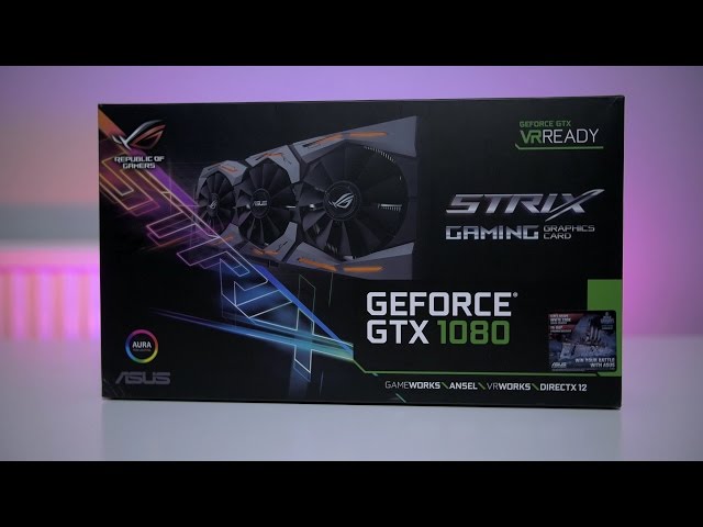 Asus Strix GTX 1080 Review and Benchmarks - GTX 1080 v 980Ti