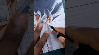 One Drawing Different style ? ?Goku Ultra instinct?part 4 shorts