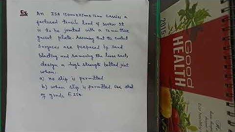 Limit state design of steel structures. Lecture: Design example on HSFG bolts