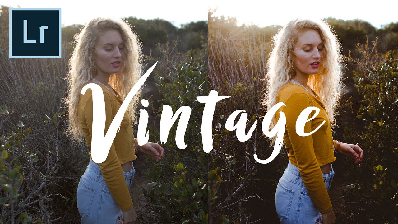 How to edit Vintage Style Photos FAST | Adobe Lightroom Tutorial (4k