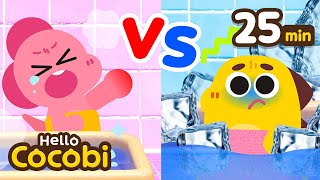 Hot And Cold Challenge More Kids Songs Safety Rules & Nursery Rhymes For Kids Hello Cocobi