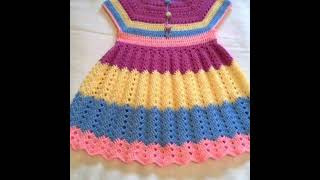 فساتين كروشية للاطفال##fashion ## dresses## crochet