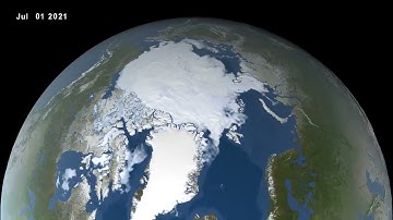 Arctic Sea Ice Reaches 2021 Minimum Extent (JUST SPACE)