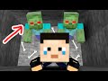 Monster School : BABY vs HUNGRY ZOMBIES - Minecraft Animation