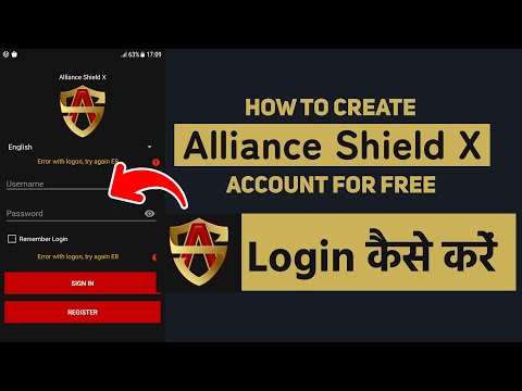 How to Register Alliance shield x Account, Create Alliance shield x account