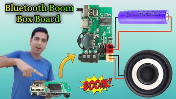 Boom Box Bluetooth Speaker Amplifier Board | Diy Bluetooth Speaker | DIY Speaker Bluetooth