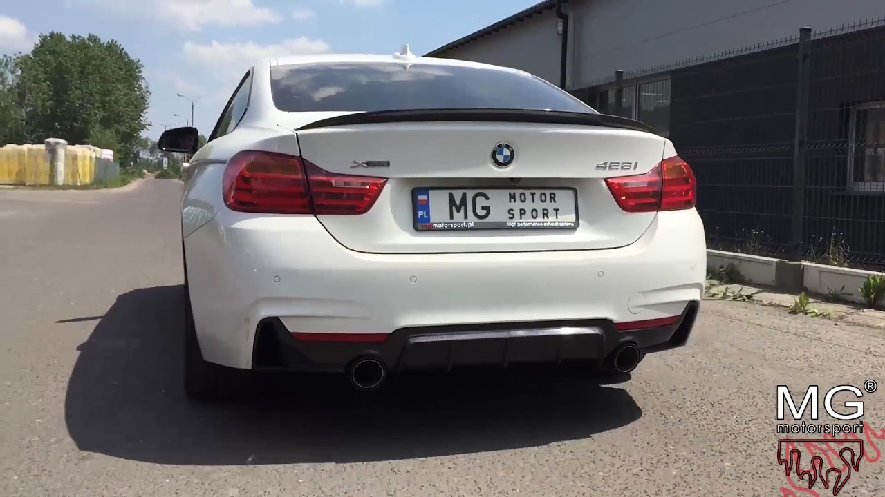 BMW 428i w/ MGmotorsport.pl exhaust YouTube