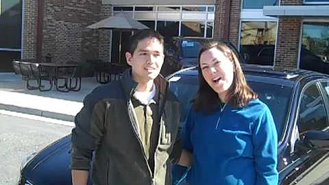 Dan & Joanna Shook with their newly purchased Hond...