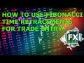 How to use Fibonacci time analysis for trade entries - YouTube