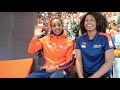 Janis en Kourtney op weg naar Nederland