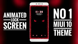 Animated Lock Screen Theme Miui 10 || Lock Screen Animation Miui 10 || No 1 Theme Miui 10 Black screenshot 5