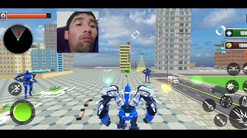 Tank Robot Game 2020 – Police Eagle Robot Car Game, android gameplay