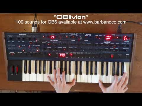 OBlivion, 100 programs for OB6 (individual sounds, no talking)