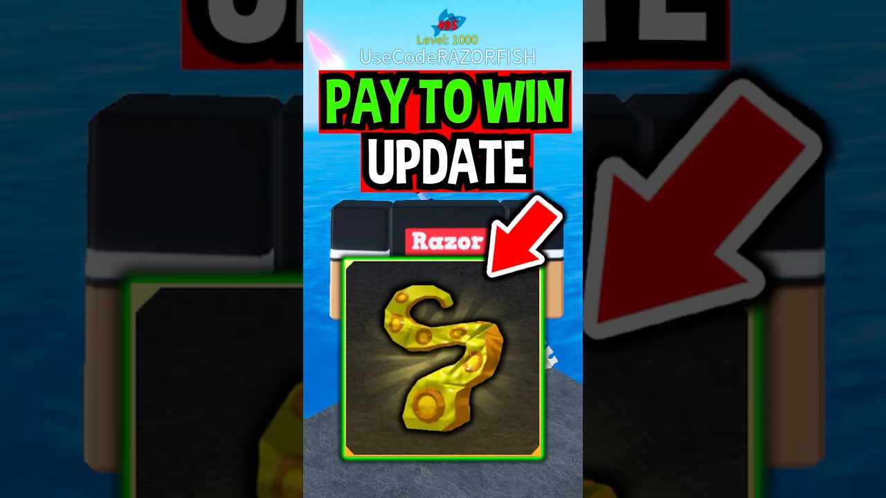PAY TO WIN UPDATE In Roblox Fisch YouTube 