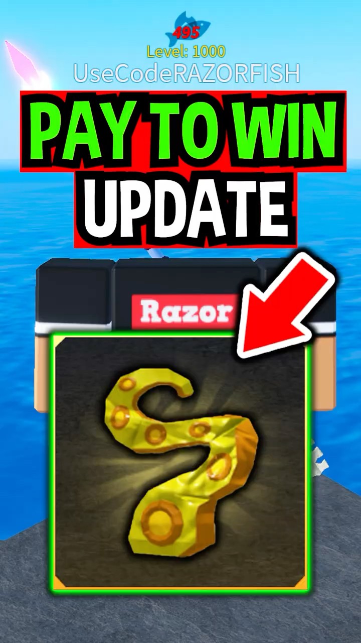 PAY TO WIN UPDATE In Roblox Fisch YouTube Oardefault 