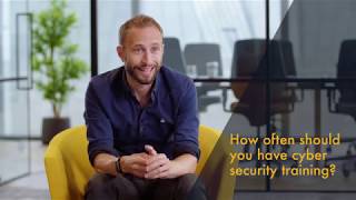How often should you have cyber security awareness training?