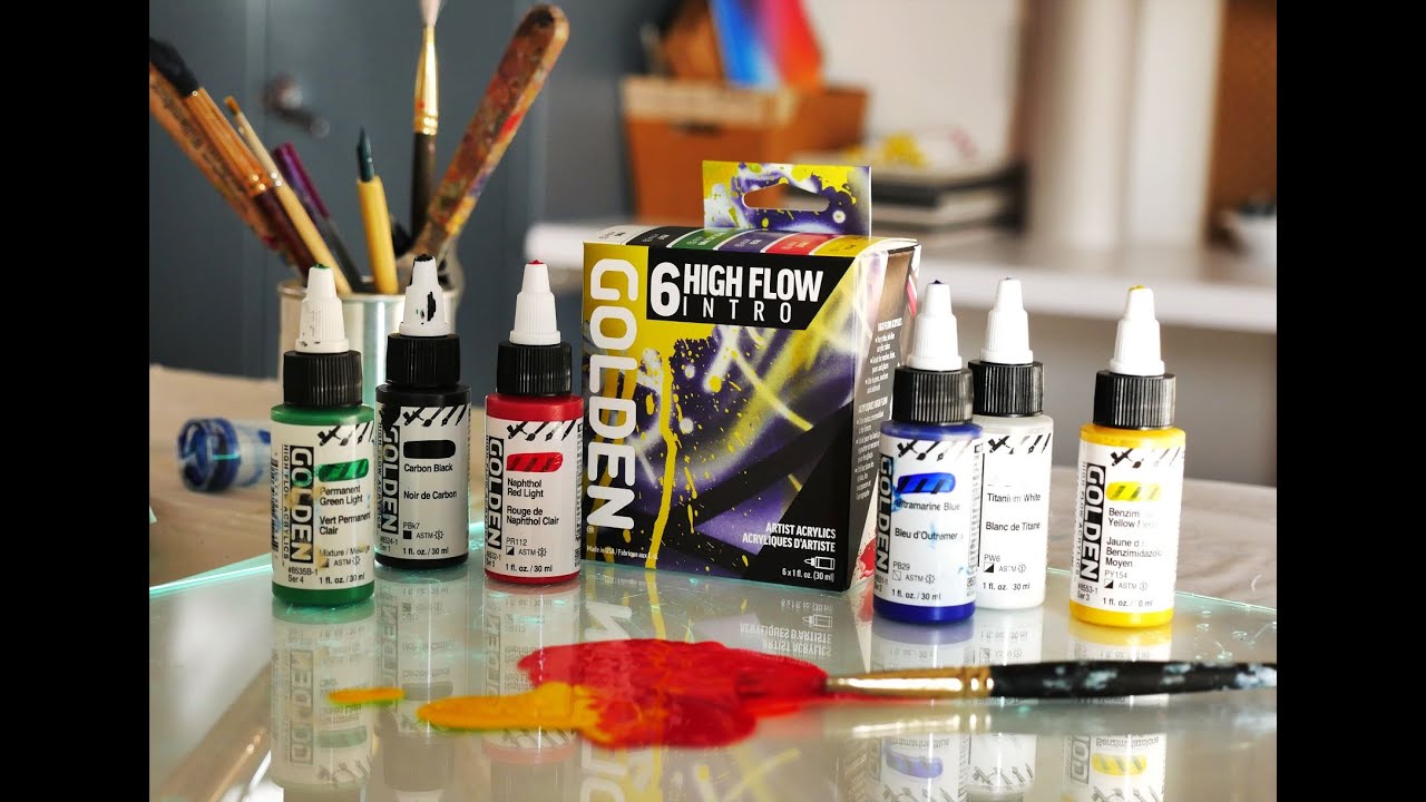 NEW High Flow Acrylics [Intro] Set from GOLDEN