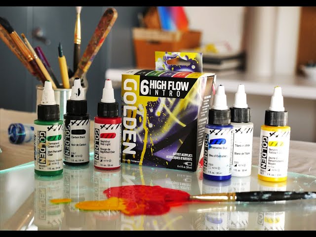 NEW High Flow Acrylics [Intro] Set from GOLDEN 