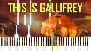 This is Gallifrey - Doctor Who [Synthesia Piano Tutorial]