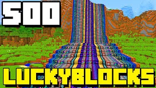 Vi Åbner 500 LUCKY BLOCKS I Minecraft!