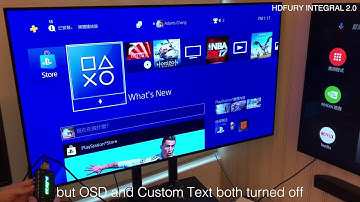 HDFury integral2 OSD operate