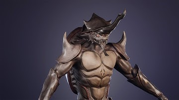 Rhinoceros beetle monster Unreal Engine 5 preview
